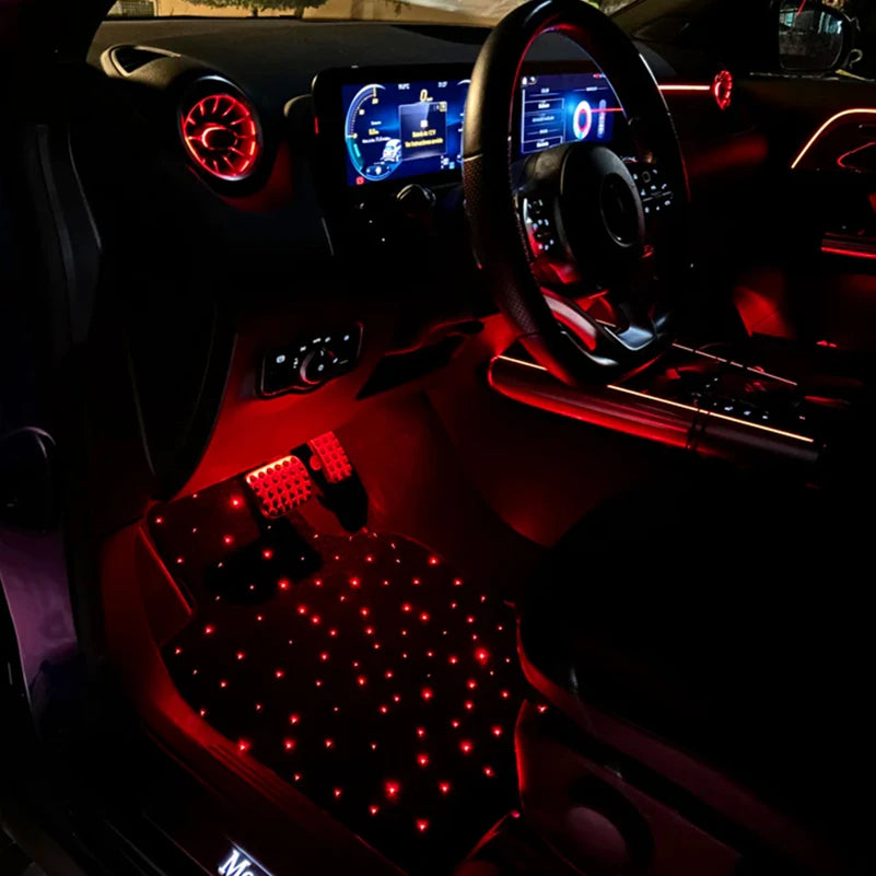 Starlight Car Mats - Universal Fit, Waterproof, Anti-Slip, Luxury Diamond Design for All Vehicles