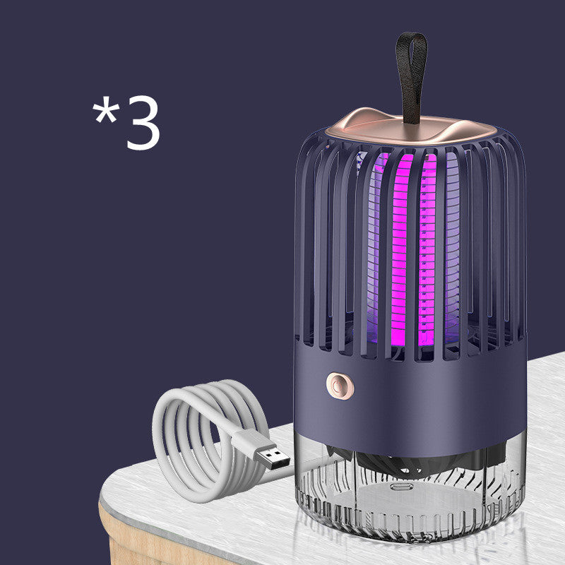 Silent Electric Mosquito Killer Lamp – UV Light Bug Zapper Trap for Home Bedroom Indoor Use
