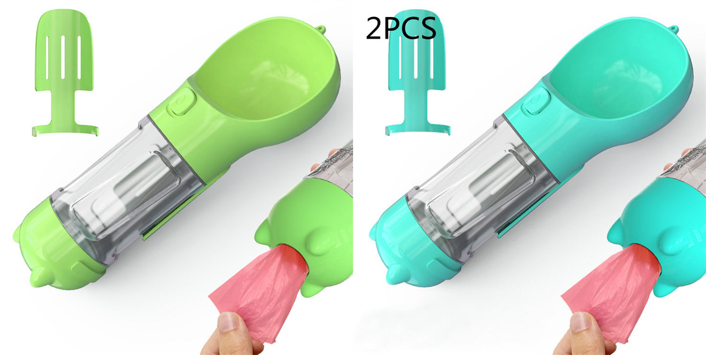 Pet Water Bottle with Bowl - Pet feeder bowl