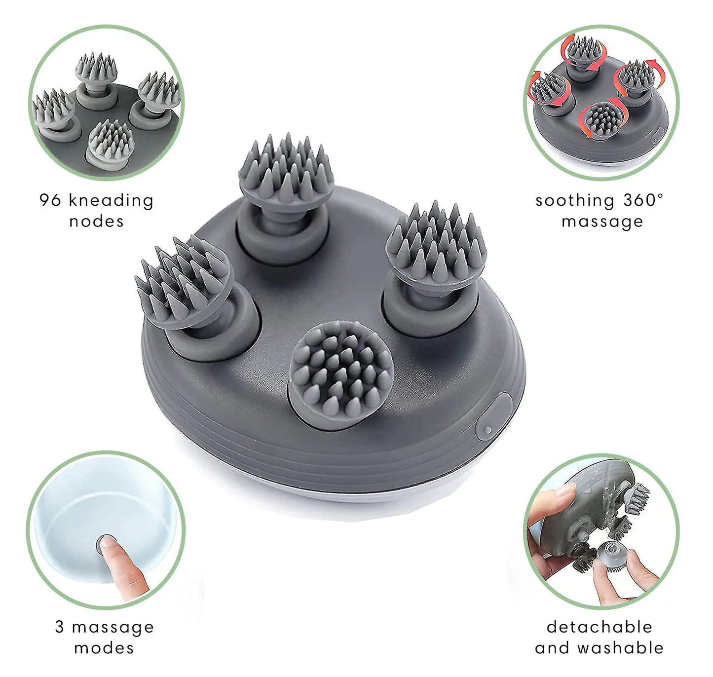 Electric Cat Massager for Relaxation, Handheld Pet Massage Tool for Cats & Dogs, Quiet & Rechargeable