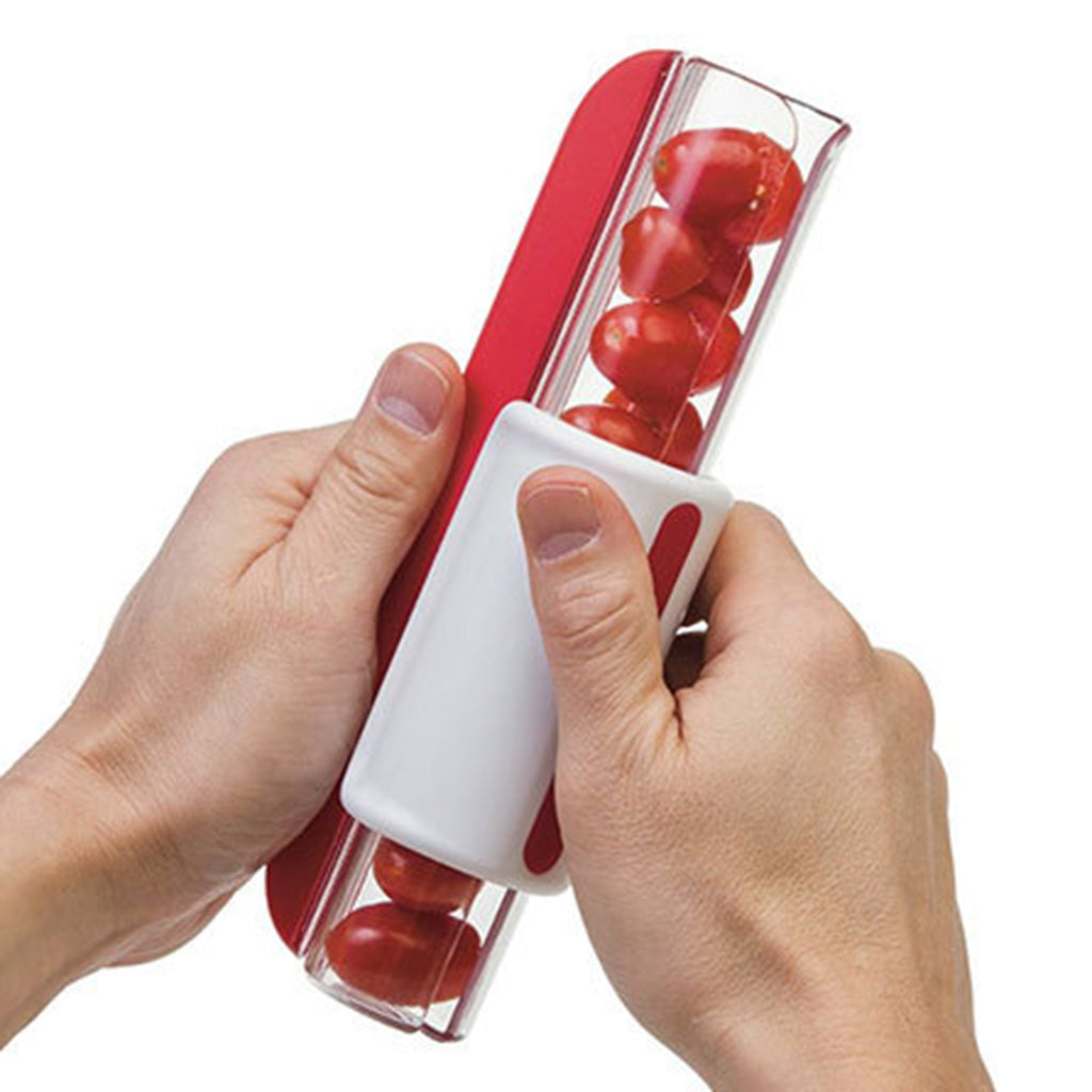 Cherry Tomato Slicer Cutter for Fruits & Veggies – Quick Kitchen Tool for Salad & Meal Prep