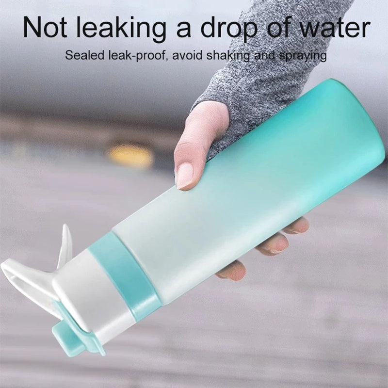 Spray Water Bottle For Girls Outdoor Sport Fitness Water Cup Large Capacity Spray