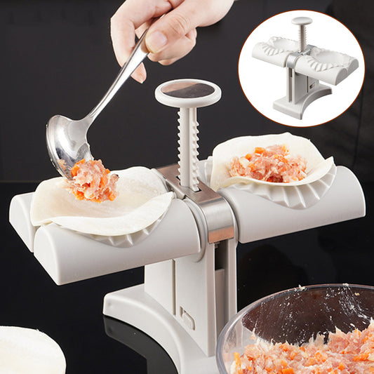 Dumpling Mould Double Head Dumpling Mold Lazy Artifact Manual Press Noodle Dumpling Maker