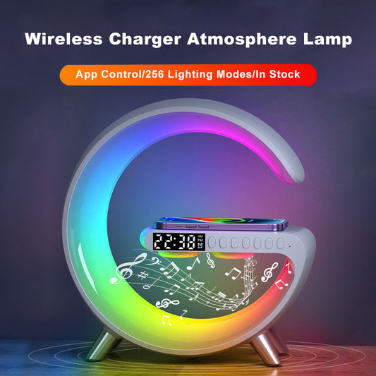 G Shaped LED Lamp Bluetooth Speaker