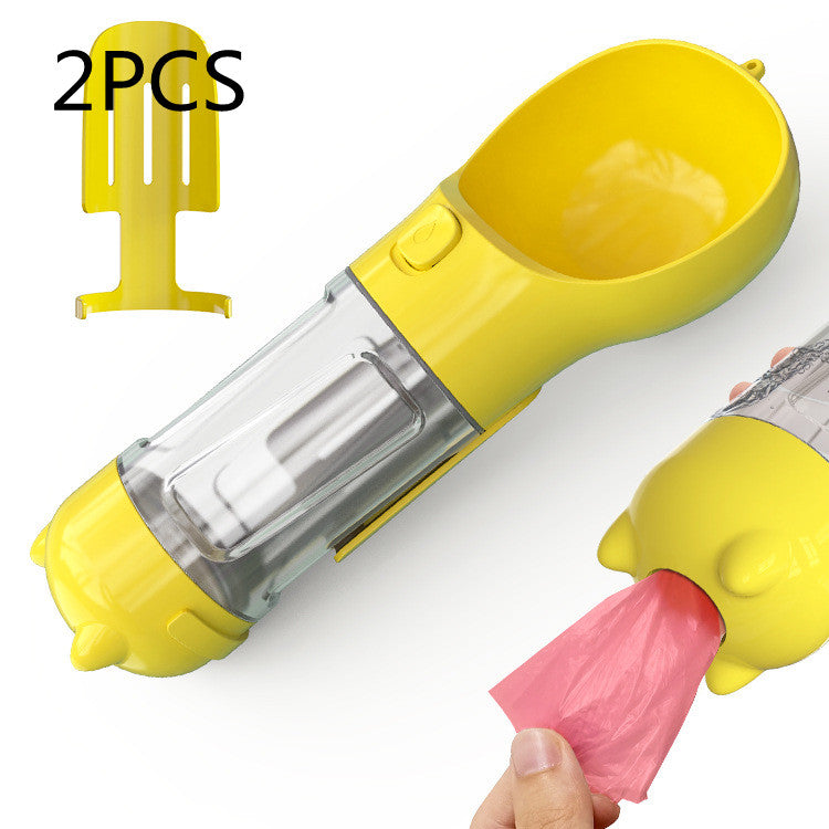 Pet Water Bottle with Bowl - Pet feeder bowl