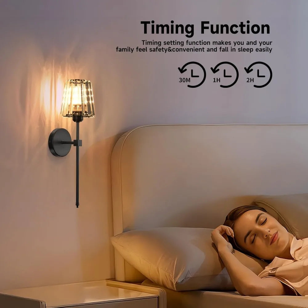 LED RGB Rechargeable Wall Lamp – Wireless Color Changing Modern Night Light for Bedroom & Home Decor