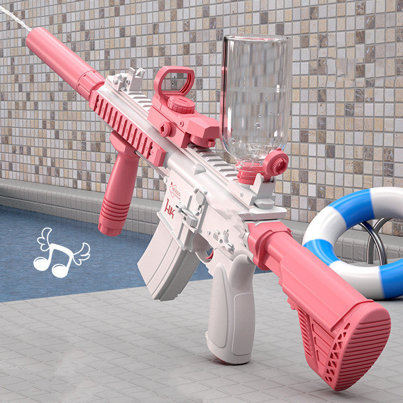 Summer Fully Automatic Electric Water Gun – Rechargeable Long-Range Continuous Firing, Perfect Party Game & Kids Gift