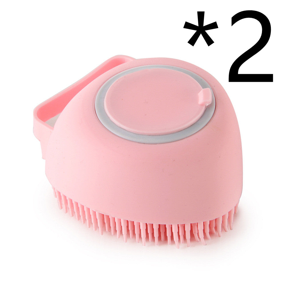 Silicone Dog Bath Brush - Silicone Dog Brush for Bathing - Pet Accessories