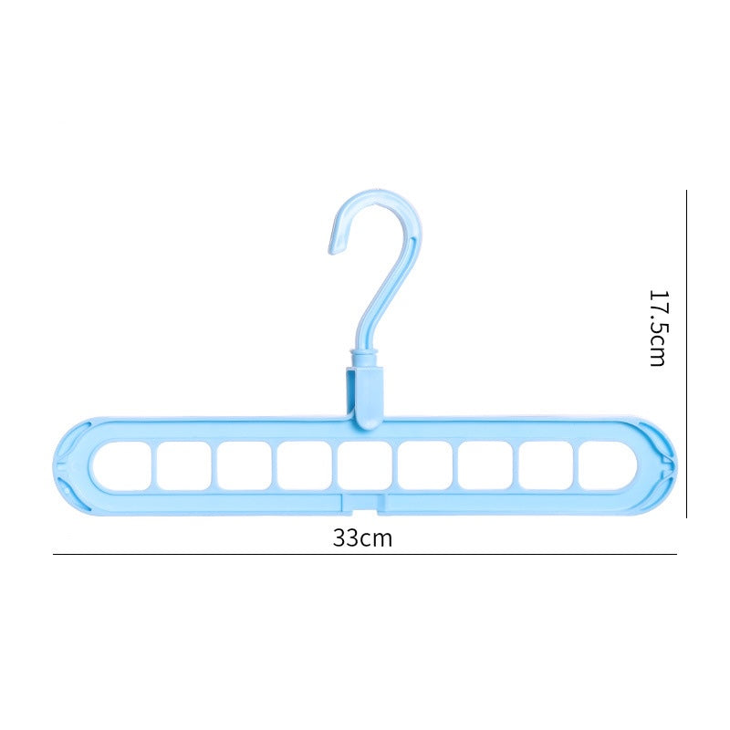 9 in 1 Smart Hanger – Space Saving Clothes Organizer for Closet, Foldable Multi-Port Hangers
