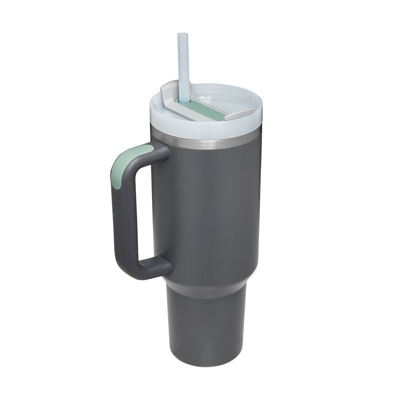 Spill Proof Vacuum Coffee Cup - Tumbler With Lid Tapered Mug - Mug Suitable For Car Gym Office Travel