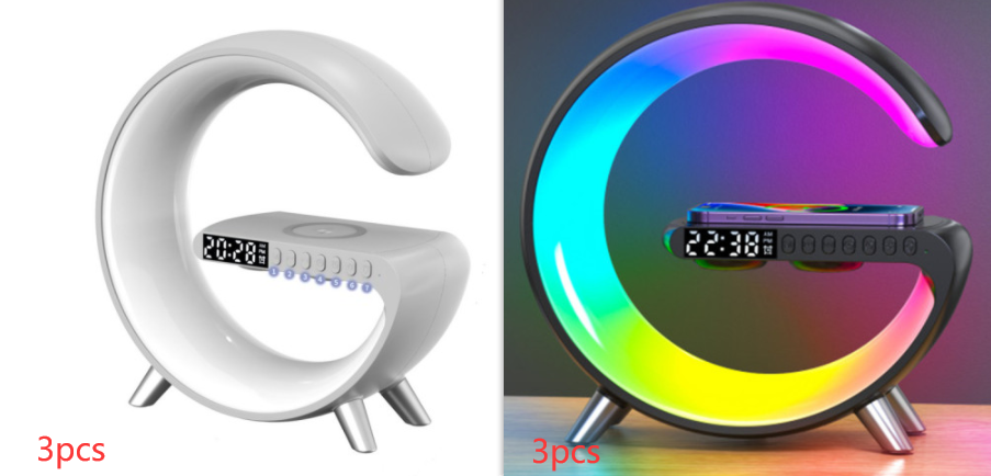 G Shaped LED Lamp Bluetooth Speaker