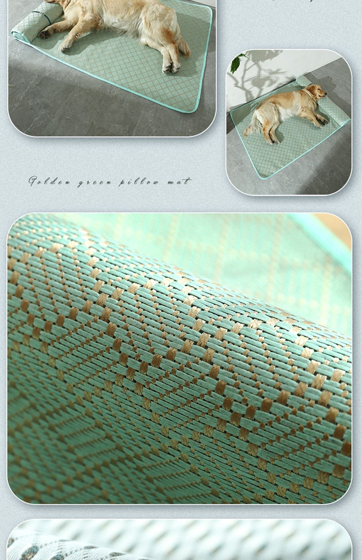 Dog Cooling Mat for Summer - Cold Pad Dog Mat Sleeping Summer