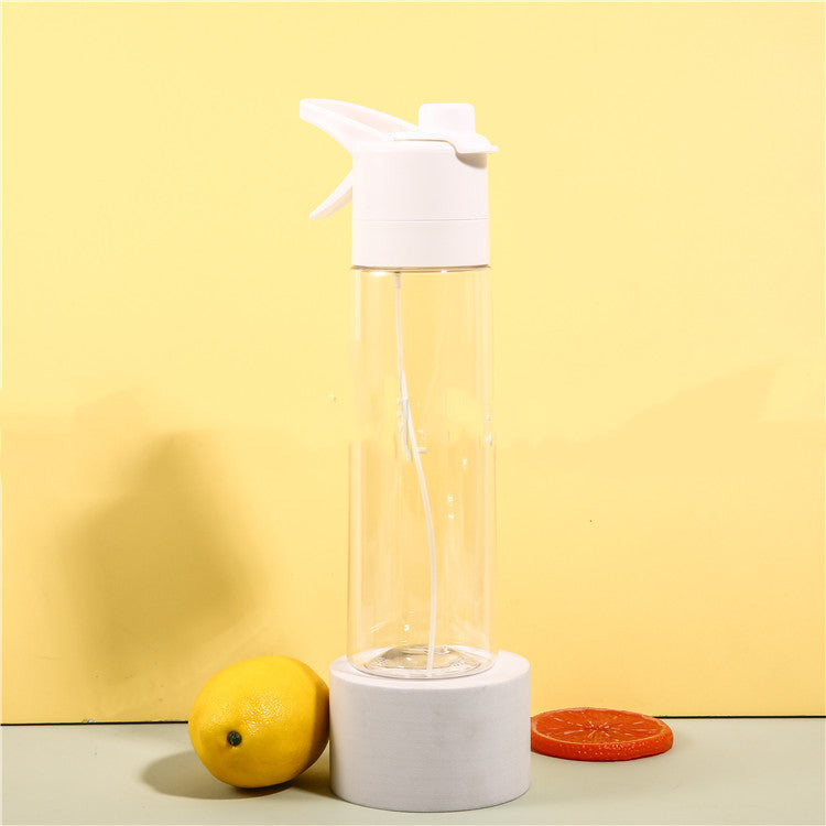 Spray Water Bottle For Girls Outdoor Sport Fitness Water Cup Large Capacity Spray