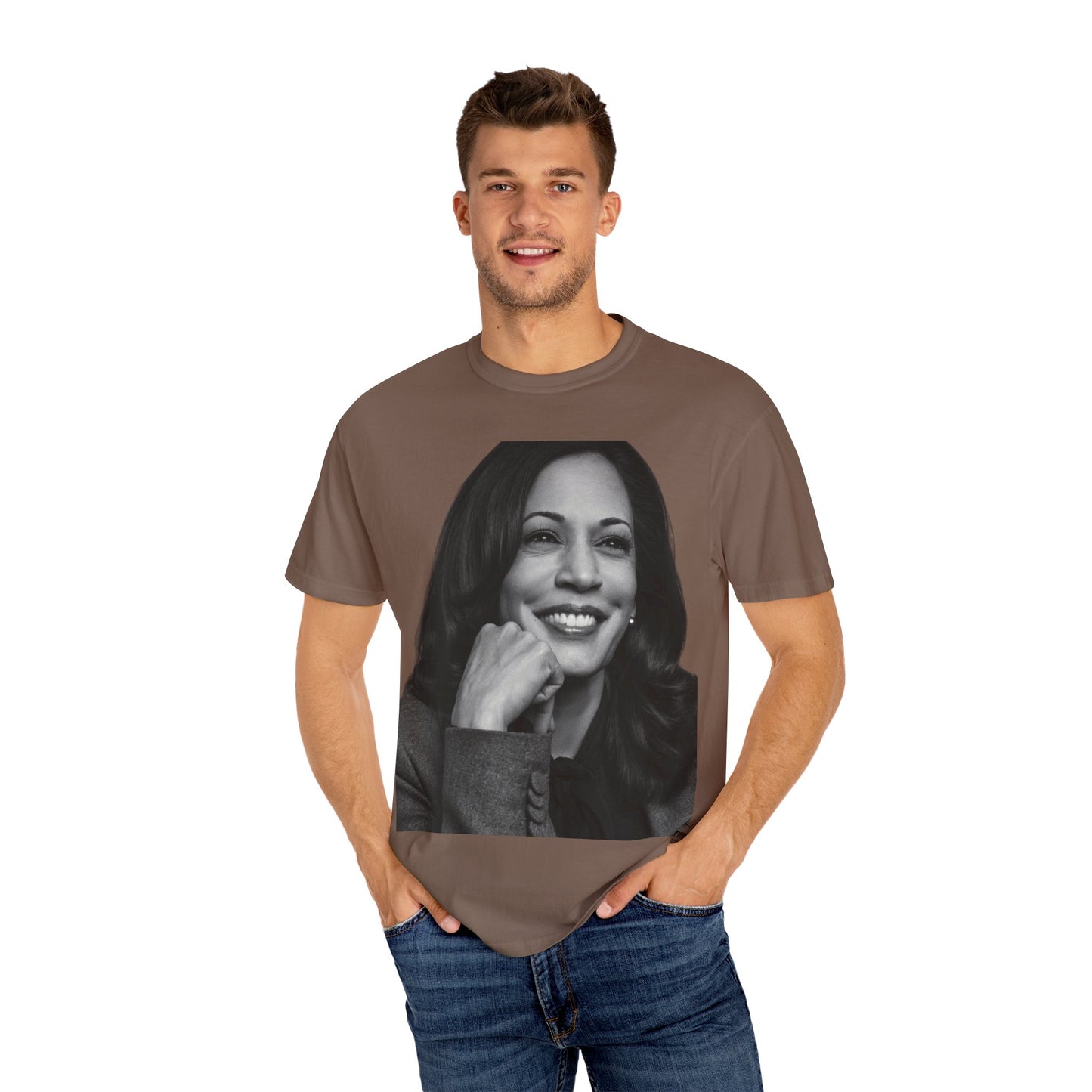 Kamala Harris Unisex Garment-Dyed T-shirt - Election 2024