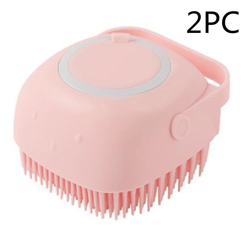 Silicone Dog Bath Brush - Silicone Dog Brush for Bathing - Pet Accessories