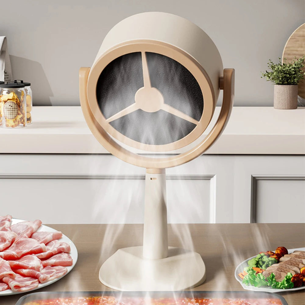 New USB Desktop Range Hoods Portable Exhaust Fan Small Kitchen Hood Extractor Barbecue Large Suction Cooker Hood