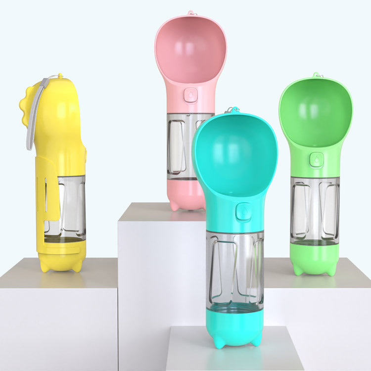 Pet Water Bottle with Bowl - Pet feeder bowl