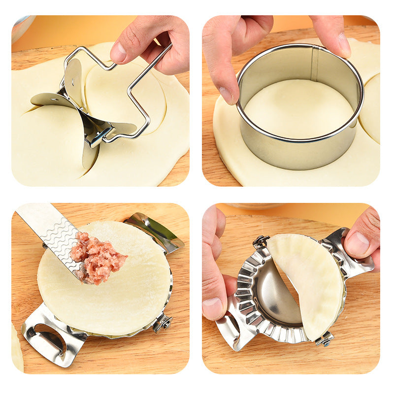 Stainless Steel Dumpling Maker Set Dumpling Mold Dumpling Wrapper Cut Dumpling Mold In Stock