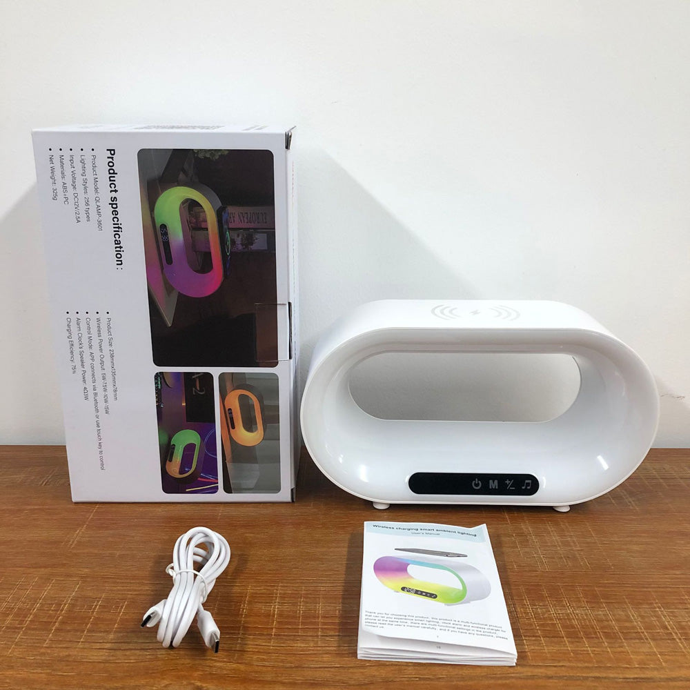 Multi-function 3 In 1 LED Night Light APP Control RGB Atmosphere Desk Lamp Smart