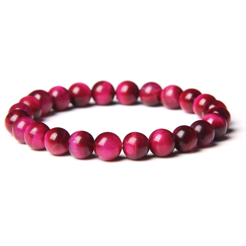 Semi-precious Stone Blue Tiger Stone Handmade Jewelry Couple Bracelet