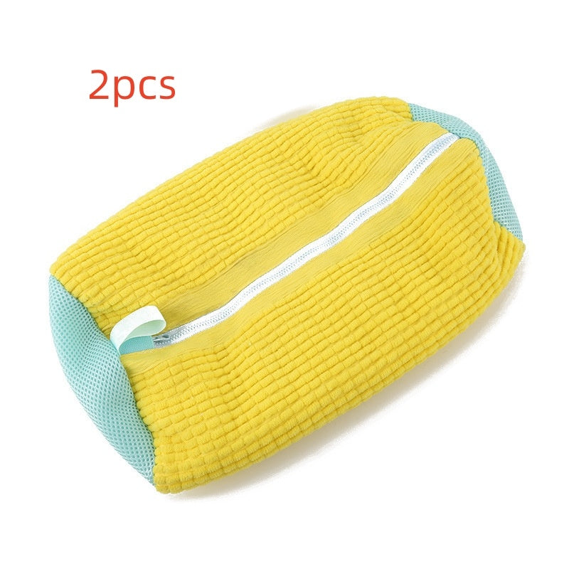 Shoe Wash Bag for Washing Machine – Reusable Sneaker Cleaner Laundry Bag with Zipper