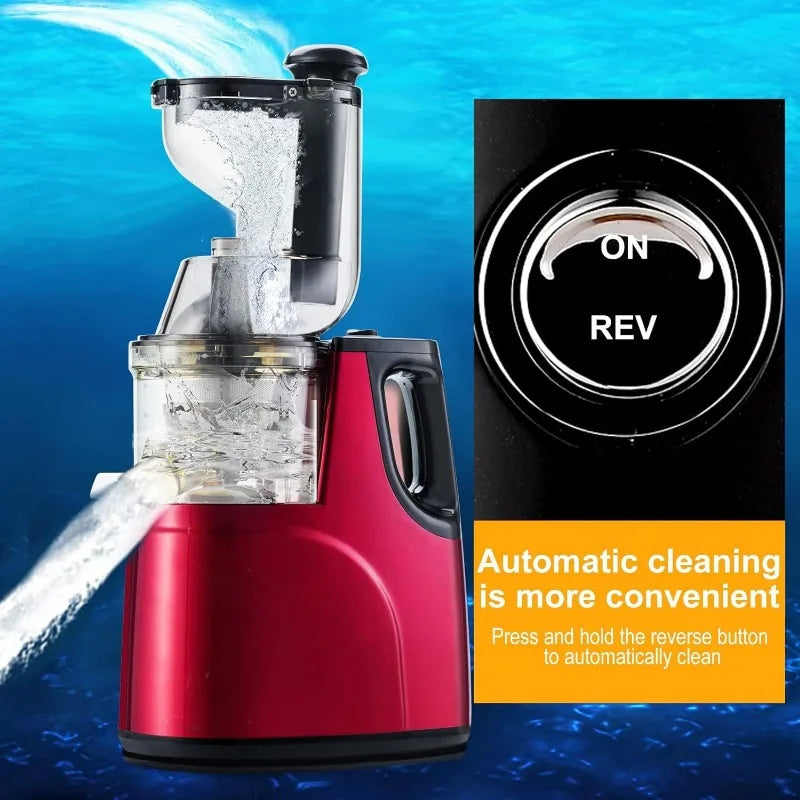 OverTwice Slow Masticating Juicer Cold Press Juice Extractor for Fruit Vegetables juicer