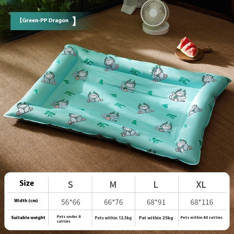 Cooling Gel Dog Ice Pad – Waterproof Pet Mat for Kennel, Crate, Bed, Summer Heat Relief for Dogs