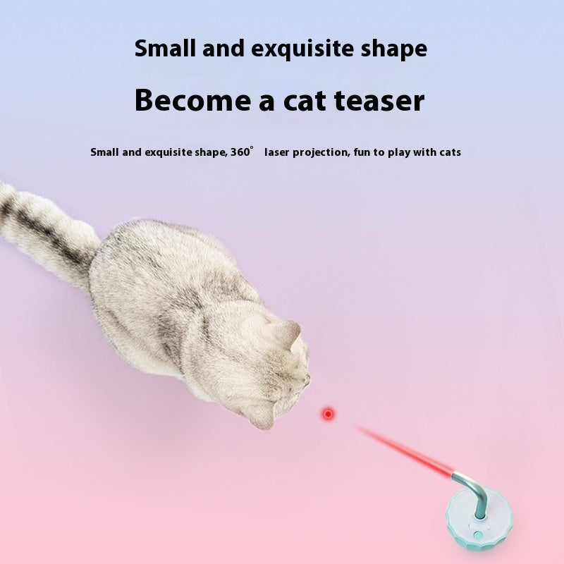Cat Umbrella Laser Toy - Interactive Kitten Automatic Pet Toy - Smart Game Active For Pets