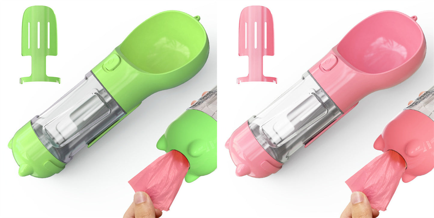 Pet Water Bottle with Bowl - Pet feeder bowl