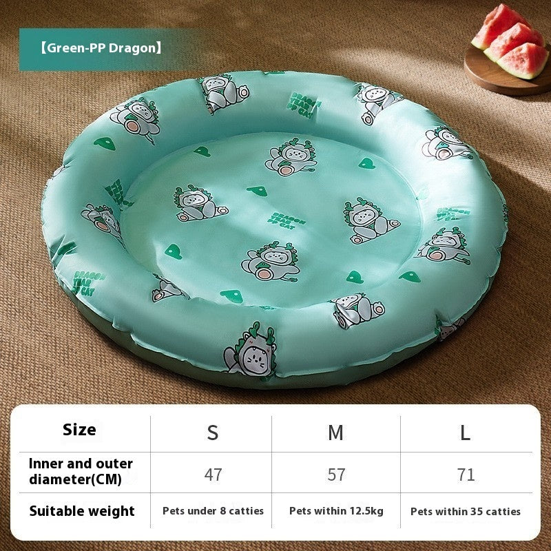 Cooling Gel Dog Ice Pad – Waterproof Pet Mat for Kennel, Crate, Bed, Summer Heat Relief for Dogs