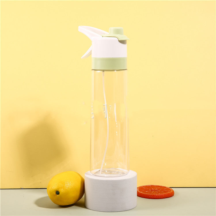 Spray Water Bottle For Girls Outdoor Sport Fitness Water Cup Large Capacity Spray