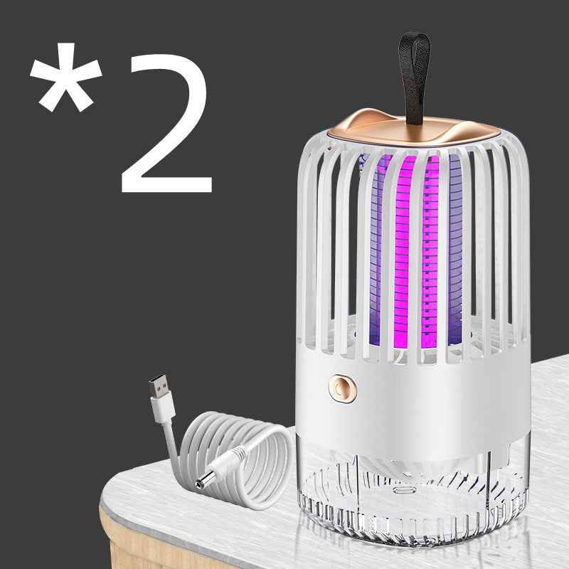Silent Electric Mosquito Killer Lamp – UV Light Bug Zapper Trap for Home Bedroom Indoor Use