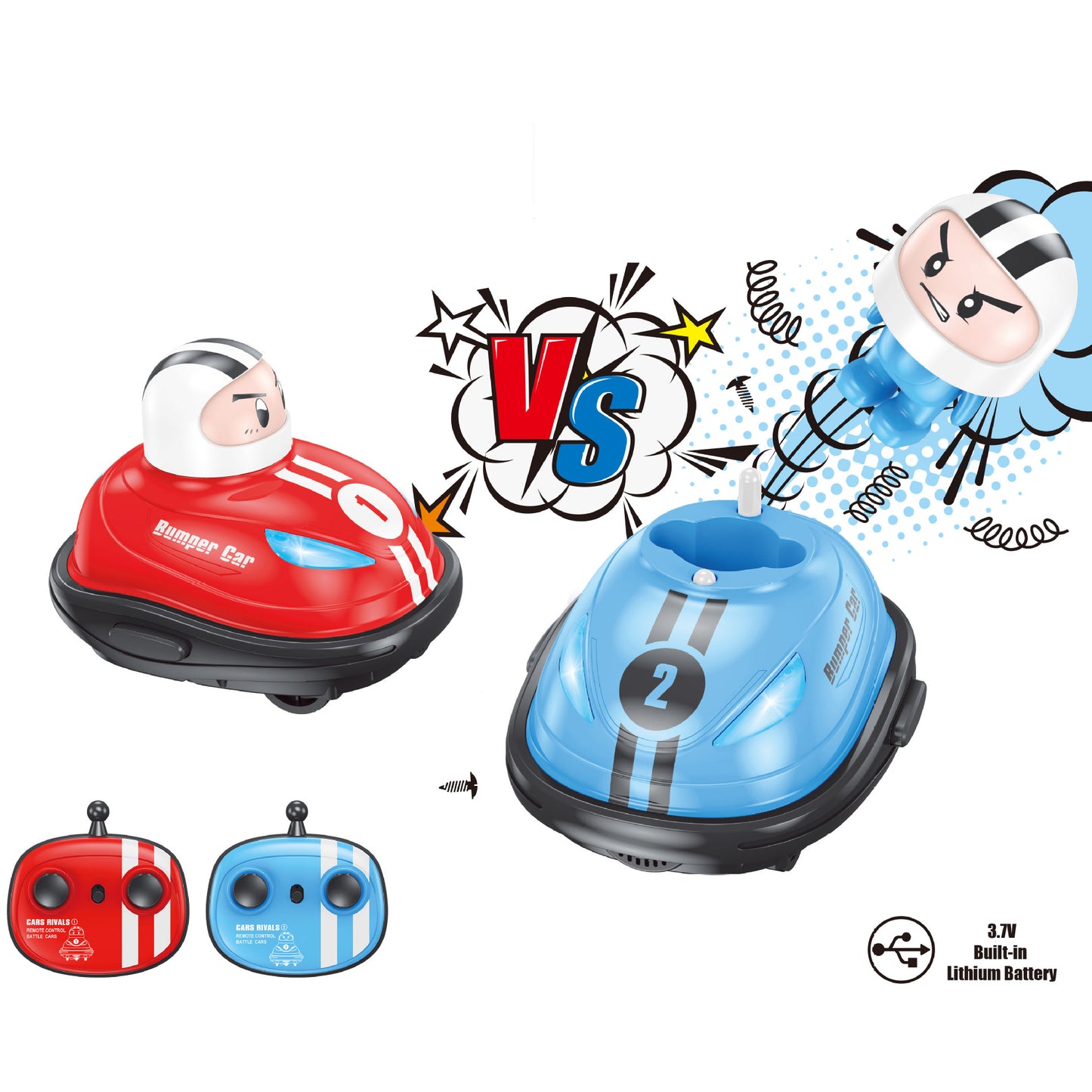 RC Battle Bumper Car - Remote Control Toys Gift for Parenting
