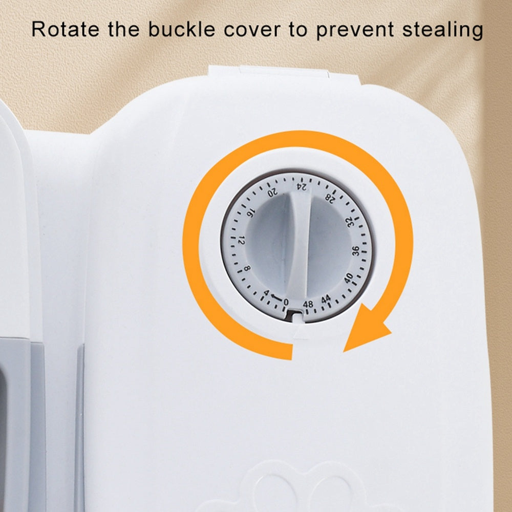Smart Auto Pet Feeder - Timer Food Dispenser for Cats & Dogs - Stainless Steel Bowl - Pet Supplies