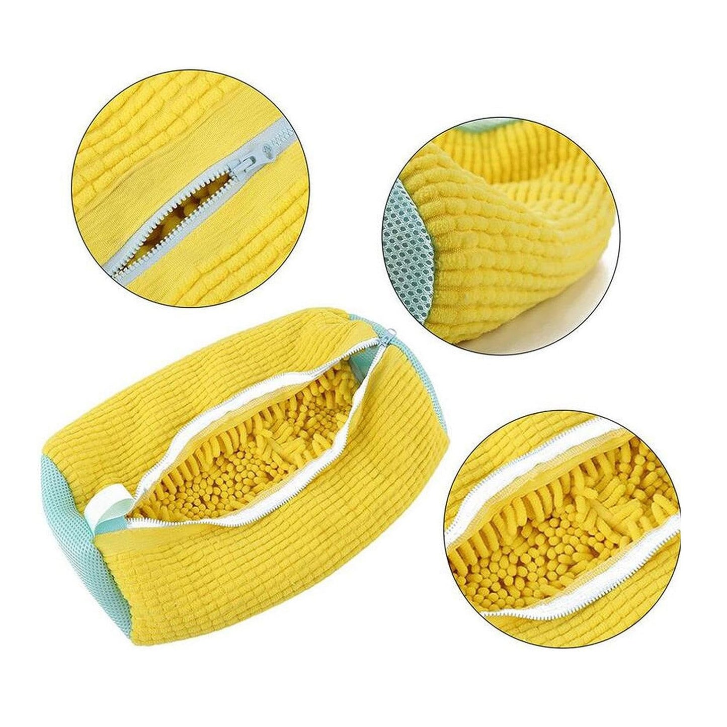 Shoe Wash Bag for Washing Machine – Reusable Sneaker Cleaner Laundry Bag with Zipper