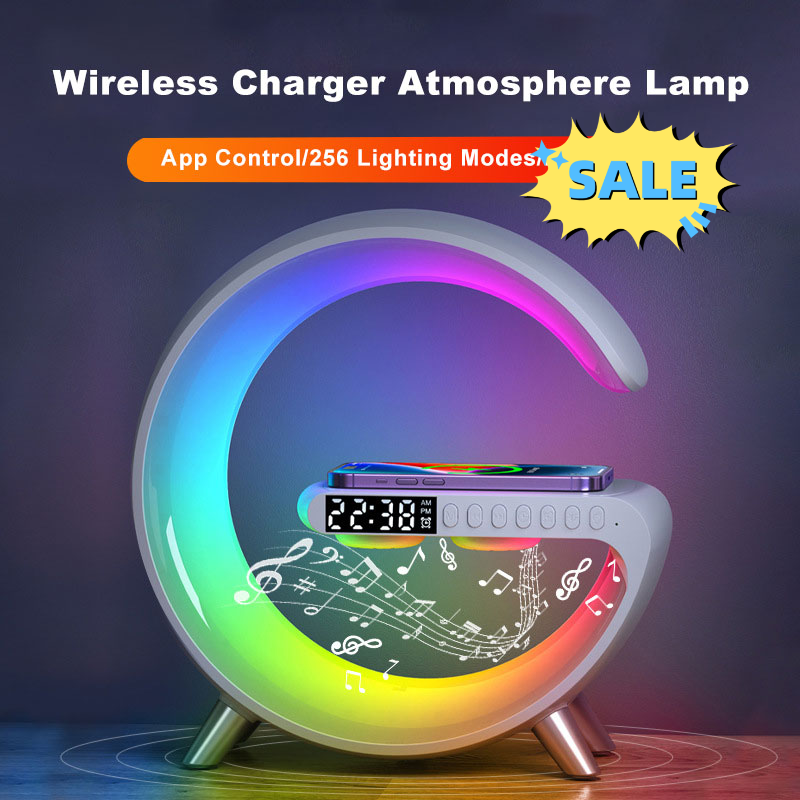 G Shaped LED Lamp Bluetooth Speaker