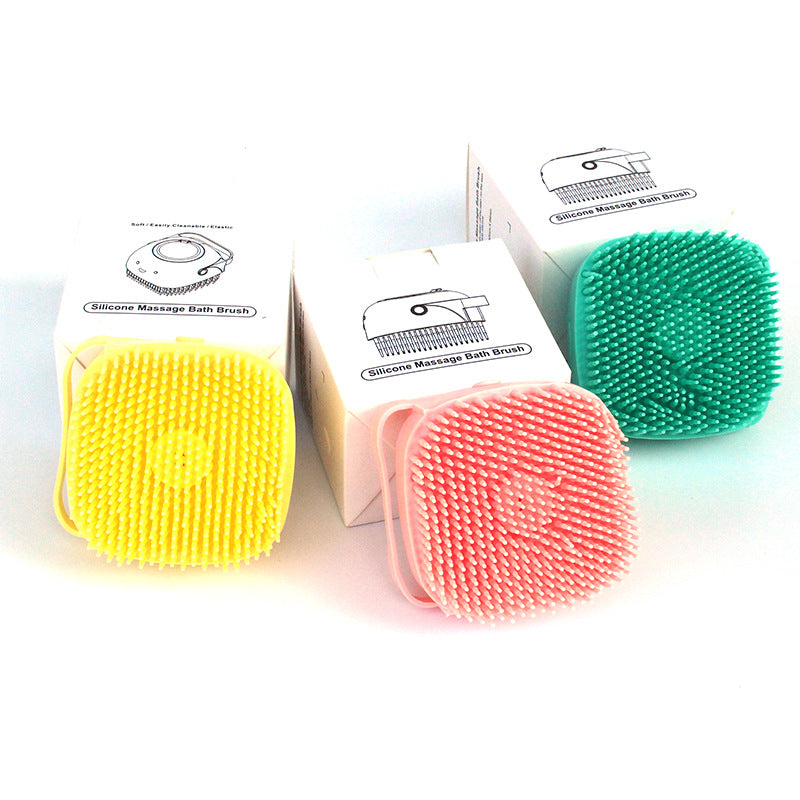 Silicone Dog Bath Brush - Silicone Dog Brush for Bathing - Pet Accessories