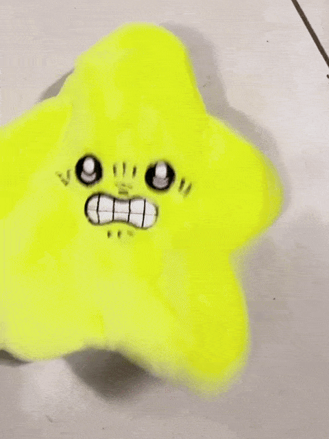 New Moving Stars Plush Toy Funny Dancing Meteor Pendant Doll Backpack Ornaments Stuffed Doll Kids Swinging Stars