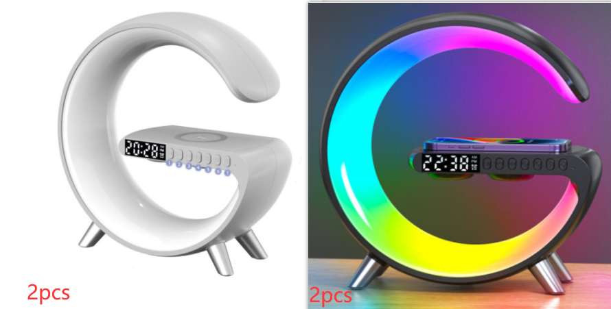 G Shaped LED Lamp Bluetooth Speaker