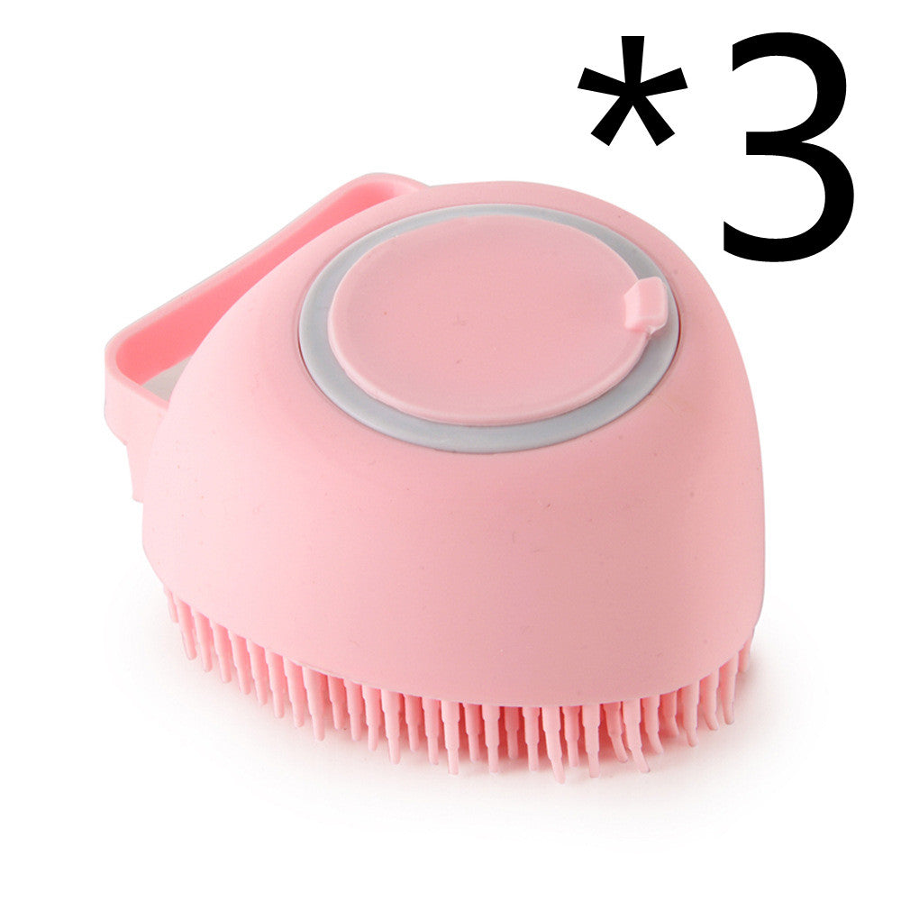 Silicone Dog Bath Brush - Silicone Dog Brush for Bathing - Pet Accessories