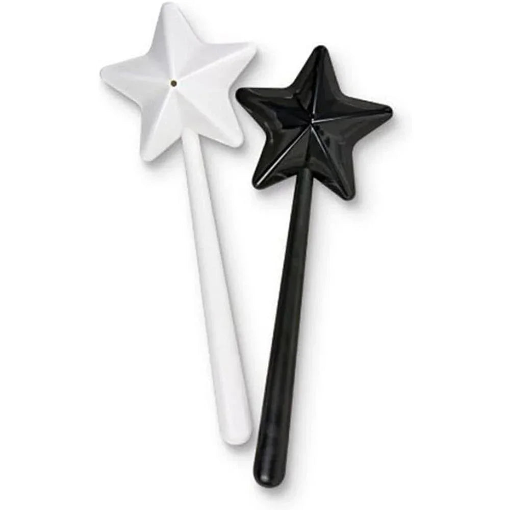 Portable Salt Pepper Shakers Refillable Magical Star Wand Spice Dispenser Seasoning Shaker Set