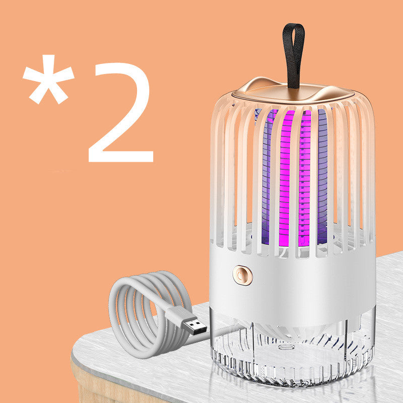 Silent Electric Mosquito Killer Lamp – UV Light Bug Zapper Trap for Home Bedroom Indoor Use