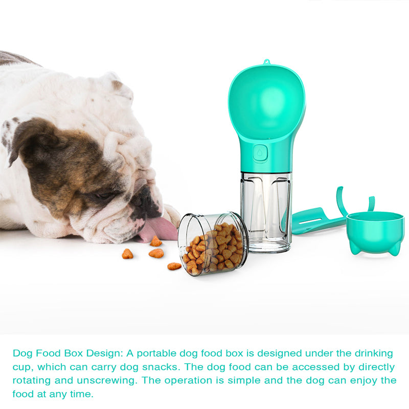 Pet Water Bottle with Bowl - Pet feeder bowl