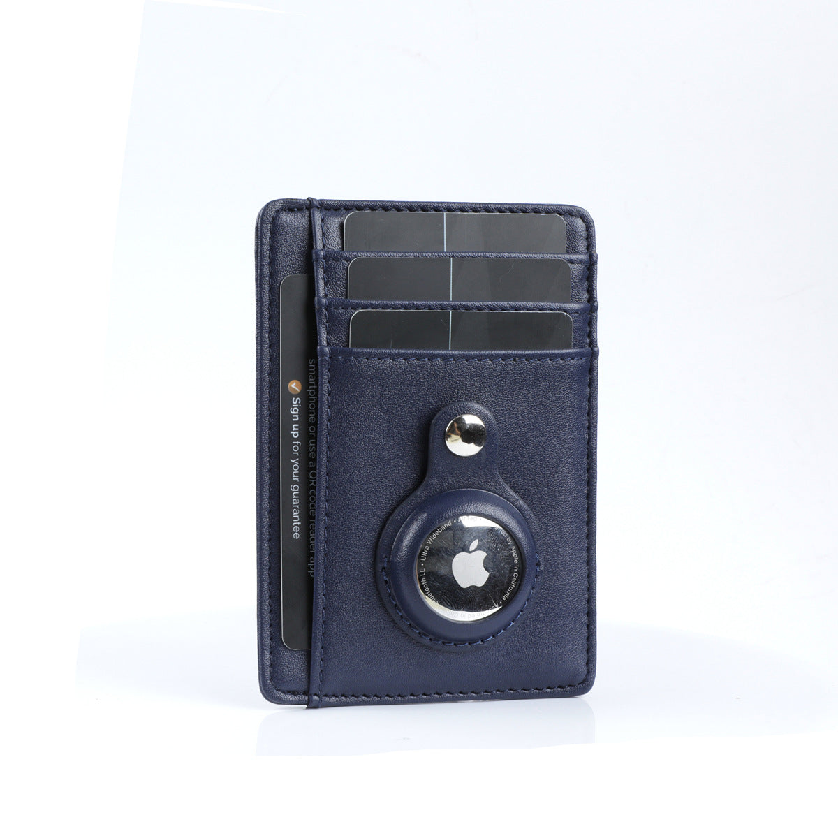 Wallet with Apple AirTag Protective Cover Stand Multifunctional Card Holder Clip Case