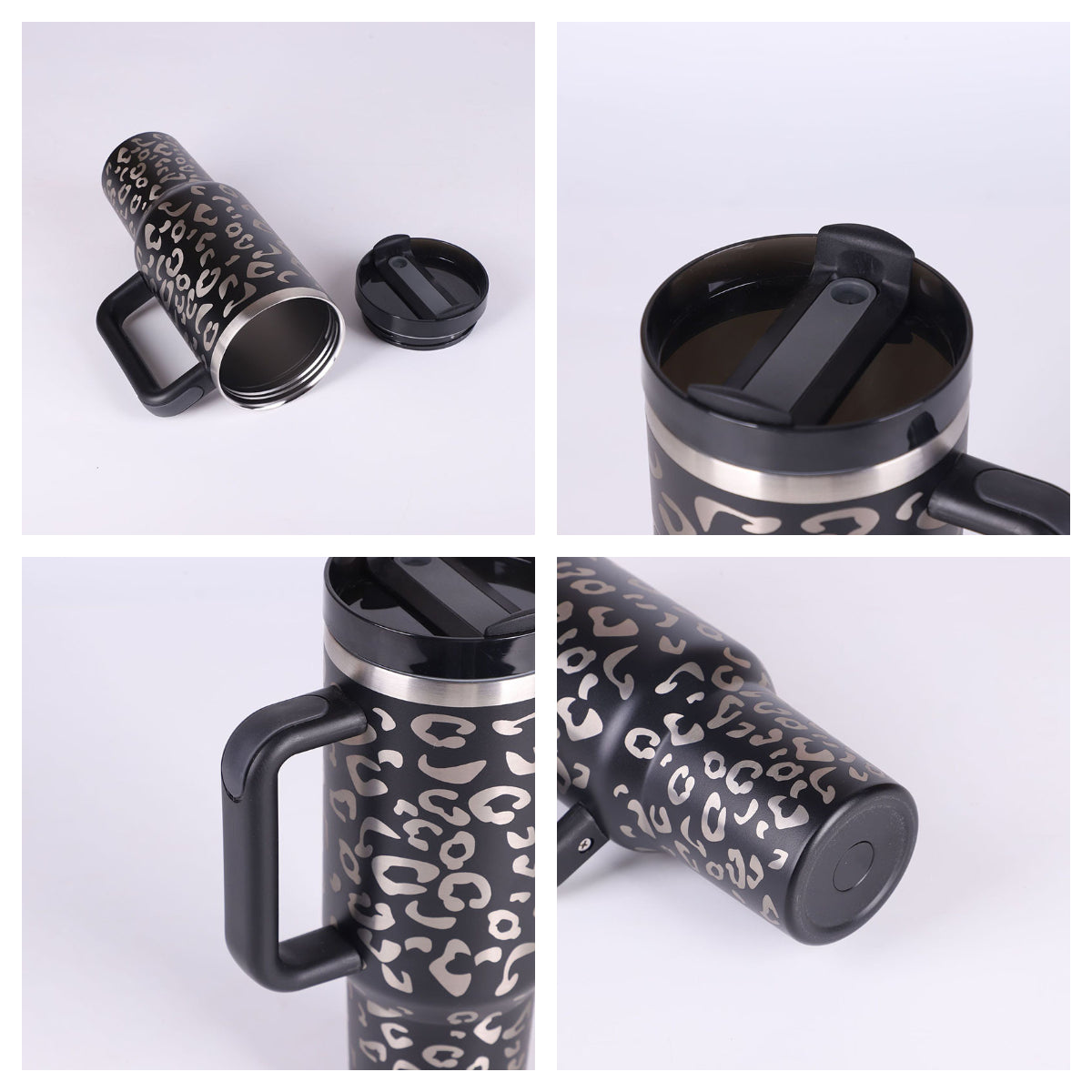 Spill Proof Vacuum Coffee Cup - Tumbler With Lid Tapered Mug - Mug Suitable For Car Gym Office Travel