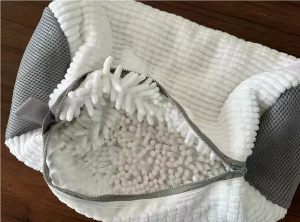 Shoe Wash Bag for Washing Machine – Reusable Sneaker Cleaner Laundry Bag with Zipper