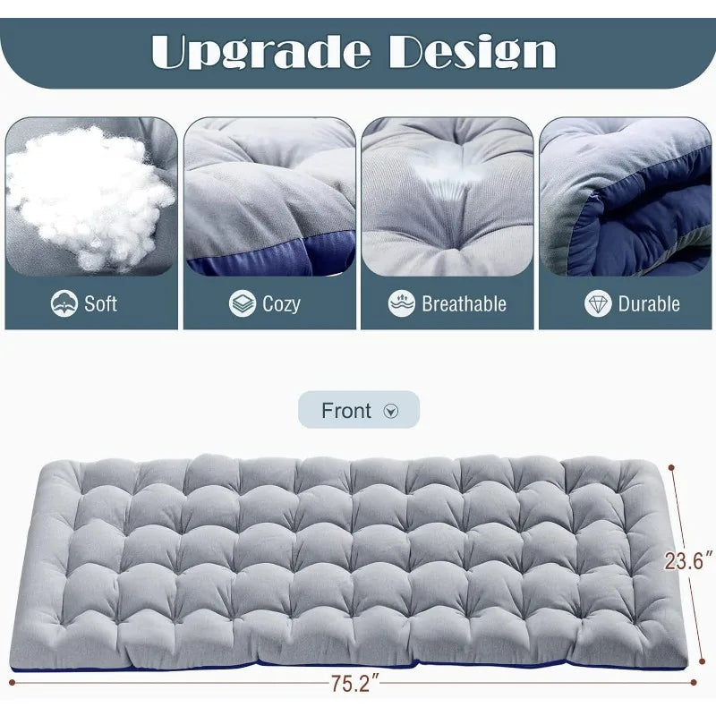 3 in 1 Folding Camping Bed - Indoor and Outdoor Relaxation Bed