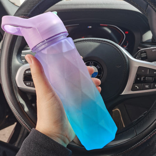 Spray Water Bottle For Girls Outdoor Sport Fitness Water Cup Large Capacity Spray
