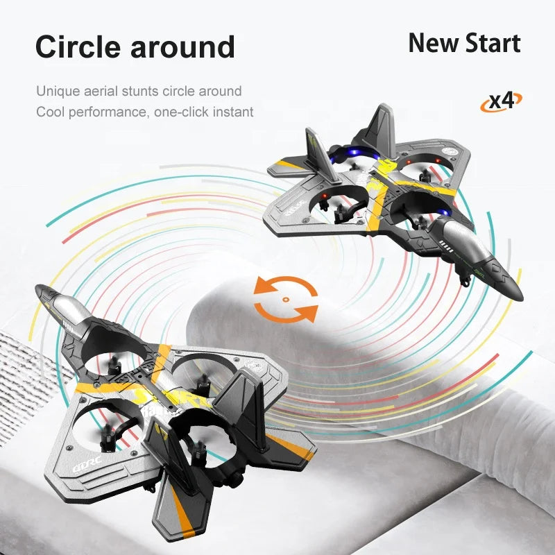 RC Fighter Jet Drone Remote Control Stunt Drone, Standard Edition