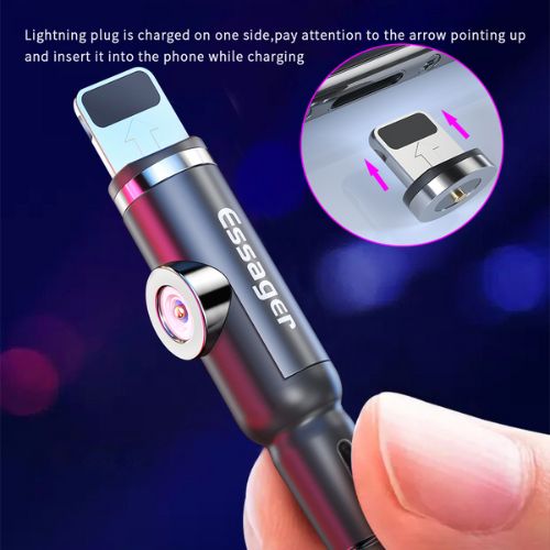 Magnetic Phone Charging Cable - Magnetic Fast Charging Cable - High-Speed Magnetic Charger